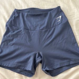 purple gymshark shorts size small